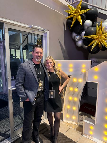 What an amazing event @donsappliances1971 Studio 71 grand opening! 



LBD | Gold Bag | Flower Earrings | Tights | Heels | Men’s Jacket | T-Shirt | Jeans | Belt | Shoes

#LTKparties #LTKitbag #LTKmens