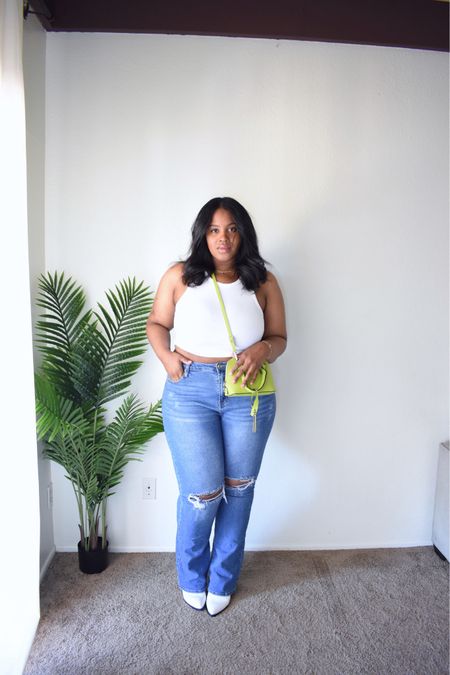A comfy crop top and a good pair of boot cut jeans 

the jeans are from Fashionova 

Shop similar items below

#LTKstyletip #LTKcurves