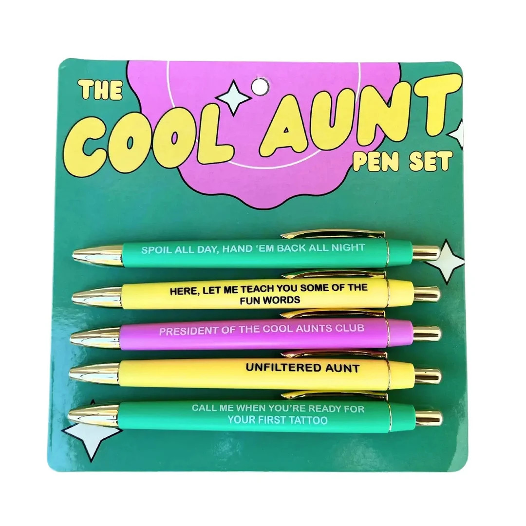 Cool Aunt Pen Set (funny, Gift, Family) - Etsy | Etsy (US)
