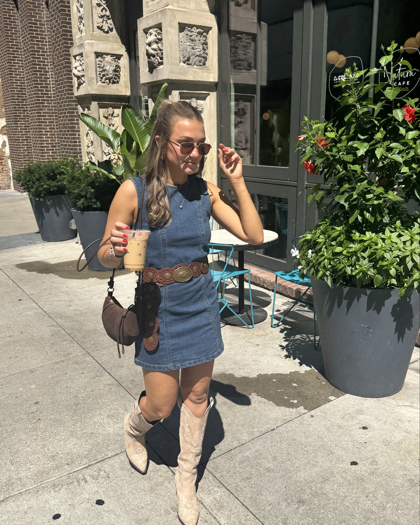 🤠✨🐴🤎 #nashville #nashvilleoutfit #countryconcertoutfit #denimdress #cowboyboots

#LTKStyleTip #LTKFindsUnder100 #LTKFindsUnder50