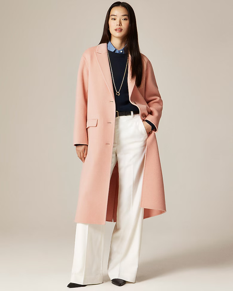 Chiara topcoat in Italian double face | J. Crew US