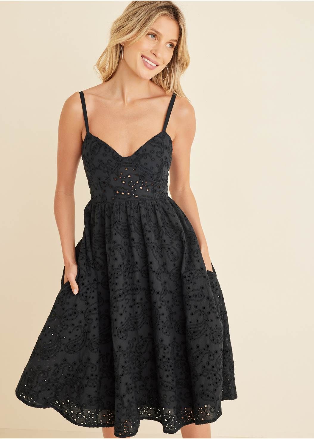 Paisley Eyelet Dress | VENUS