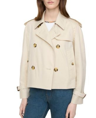 Burberry Cropped Tropical Gabardine Mayfair Trench Jacket | Bloomingdale's Women | Bloomingdale's (US)