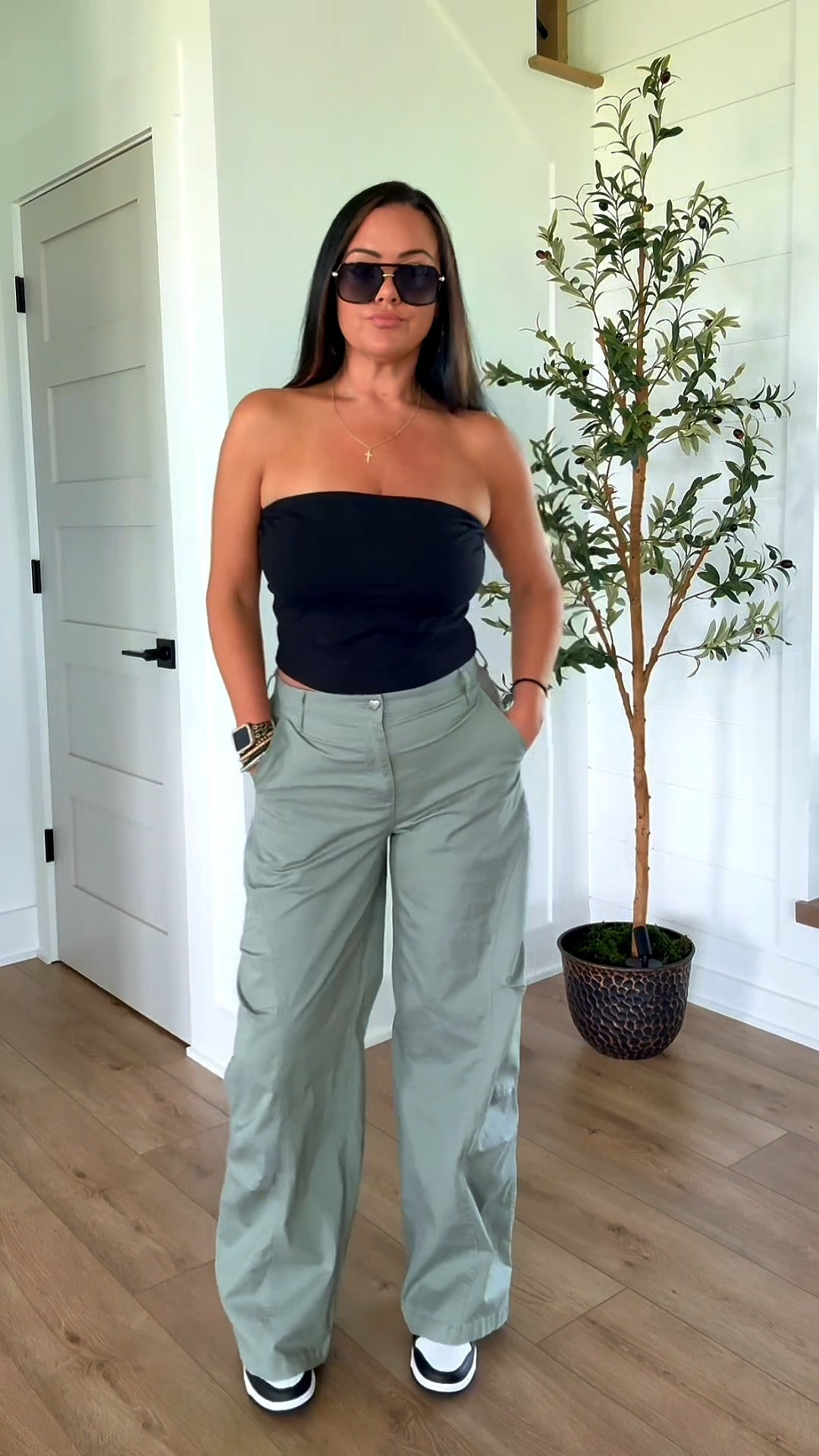 These Walmart cargo pants are one of my favorite affordable fashion finds! 🤍 They’re high-waisted, lightweight, comfortable, flattering, and so easy to style with a basic tube top, tank, bodysuit, or sneakers. Perfect for casual everyday outfits, weekend errands, travel, or running around town. If you’re looking for versatile wardrobe staples on a budget, this outfit is a must-have!

#LTKStyle #LTKFashion #LTKUnder50 #LTKSaleAlert #WalmartFashion #WalmartFinds #AffordableFashion #CargoPants #WideLegPants #NeutralStyle #CapsuleWardrobe #EverydayStyle #CasualOutfit #WeekendStyle #OutfitInspo #OOTD #FashionFinds #SummerStyle #WardrobeEssentials #ComfyChic #StyleOnABudget #MillennialStyle #WomensFashion #NeutralOutfit #DailyOutfit

#LTKootd #LTKMidsize #LTKU