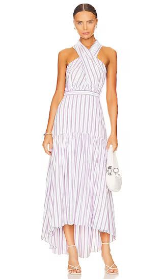 Radley Dress in Off-white Multi | Stripe Dress | Striped Dress | White And Pink And White Dress | Revolve Clothing (Global)