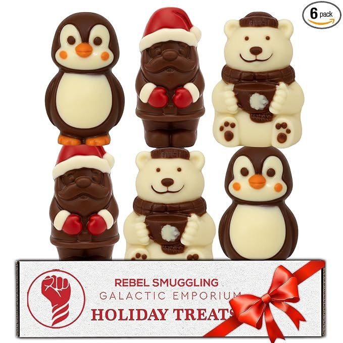 Christmas Hot Chocolate Bombs 6 Pack- Santa, Gnome, and Penguin Shaped Hot Cocoa Bomb Stocking St... | Amazon (US)