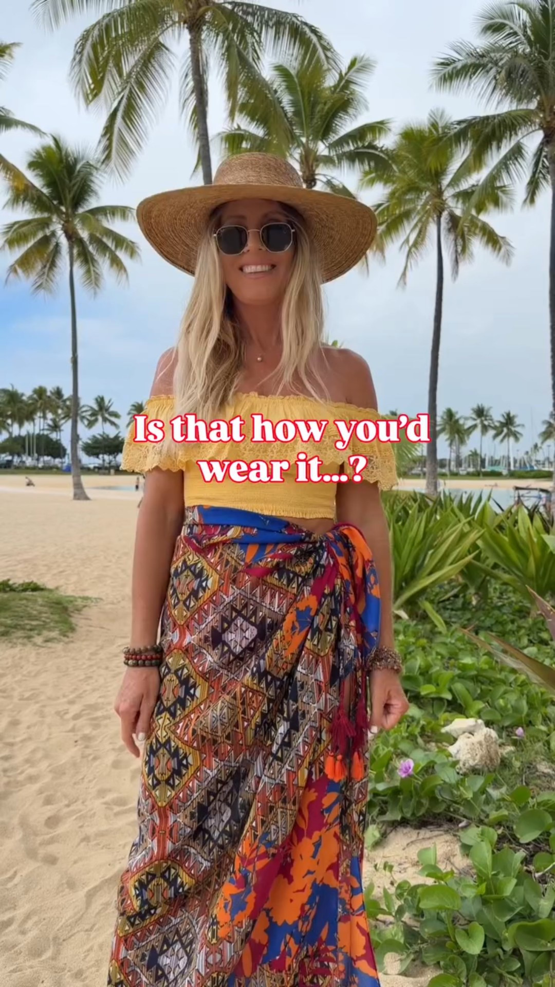 Would you make a backpack from a sarong 🫣? YES or NO ?

Say BEACH for outfit details 🔗😘

#diyfashion #sarong #diybackpack