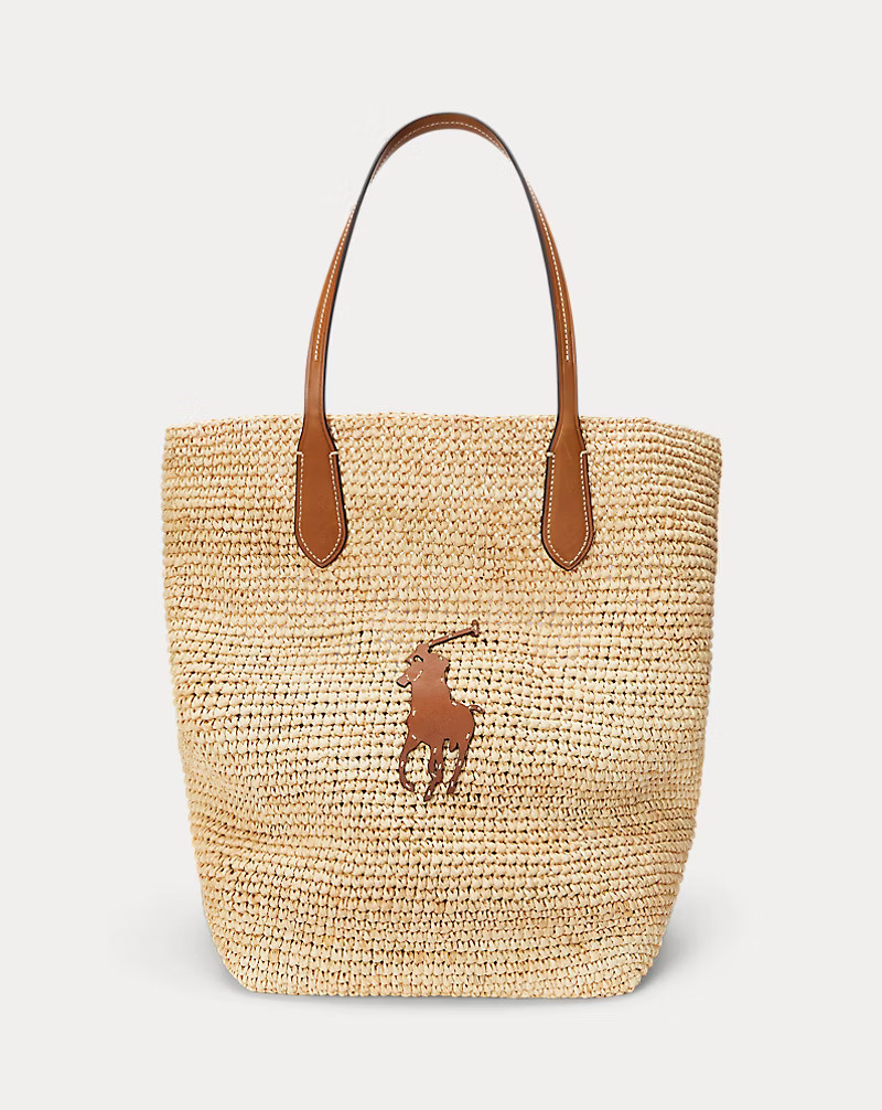 Big Pony Raffia Large Tote | Ralph Lauren (UK)