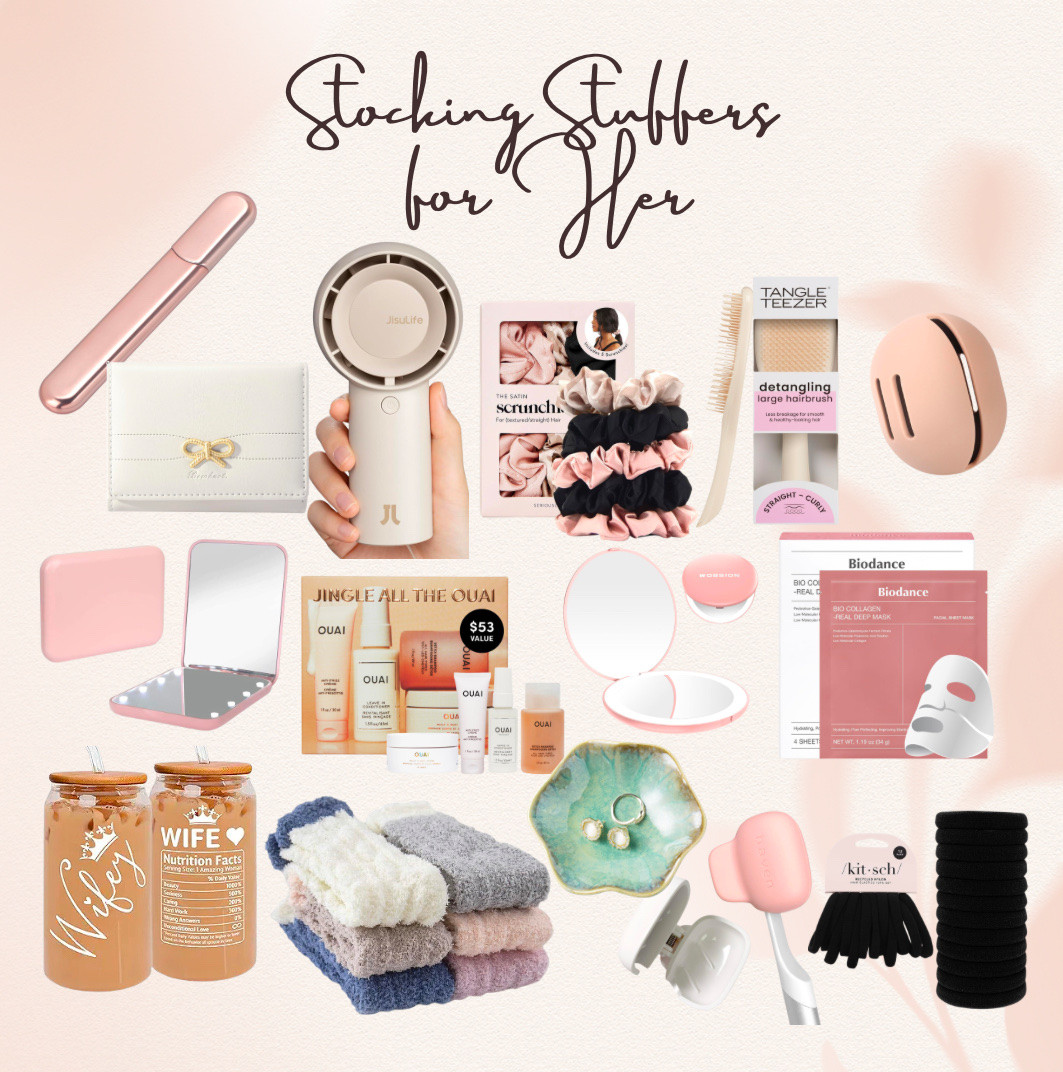 Stocking stuffers for her
Amazon 
Under $20
Wife
Mom
Daughter 
In-laws
Sister 
Grandma 
Travel 
Work
Beauty
Home 
Accessories
Gift guide 
Holiday
Christmas 
Birthday

#LTKBeauty #LTKGiftGuide #LTKSaleAlert