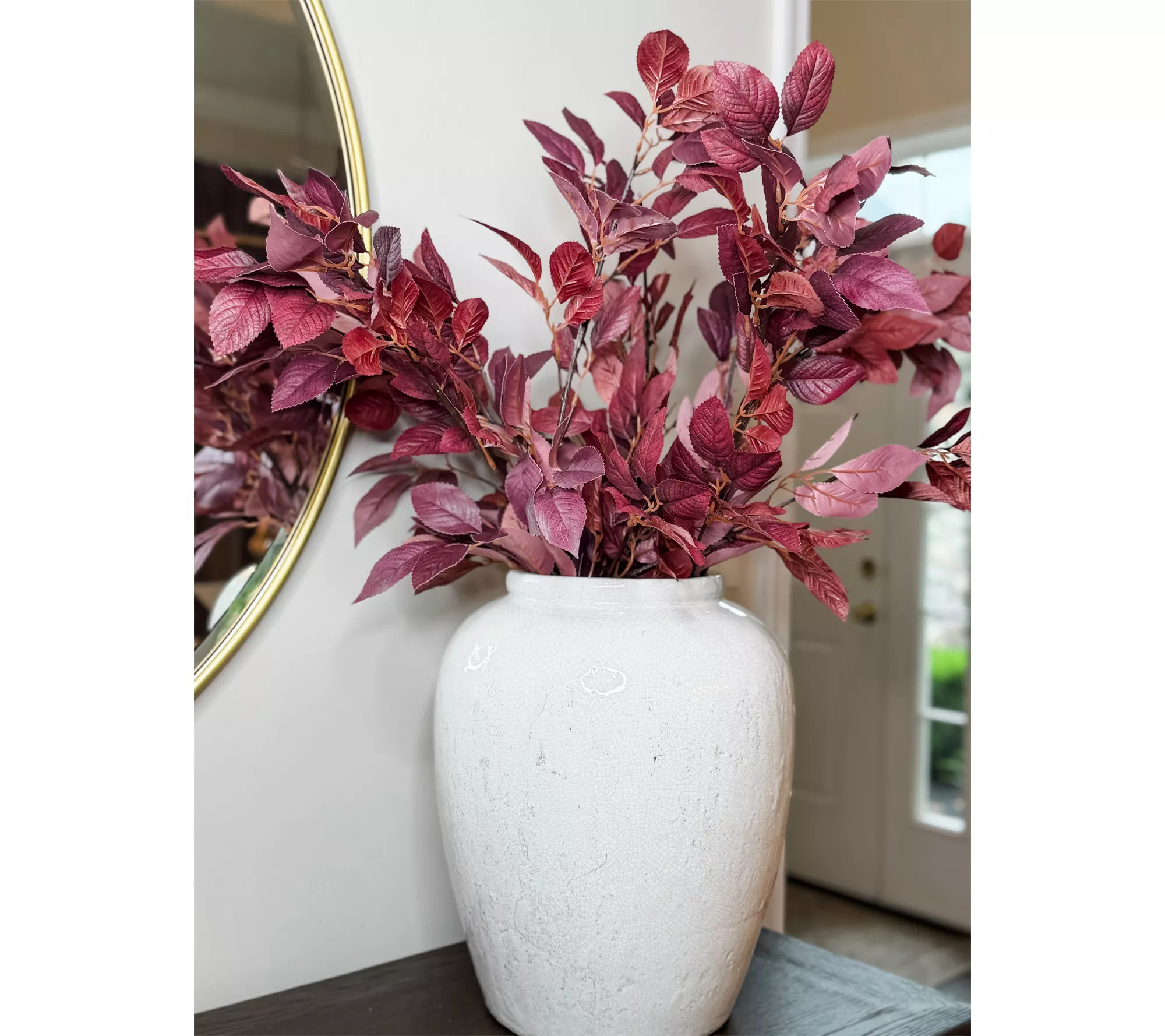 Simply Stunning Set of 6 Real Touch Fall Leaves by Janine Graff | QVC