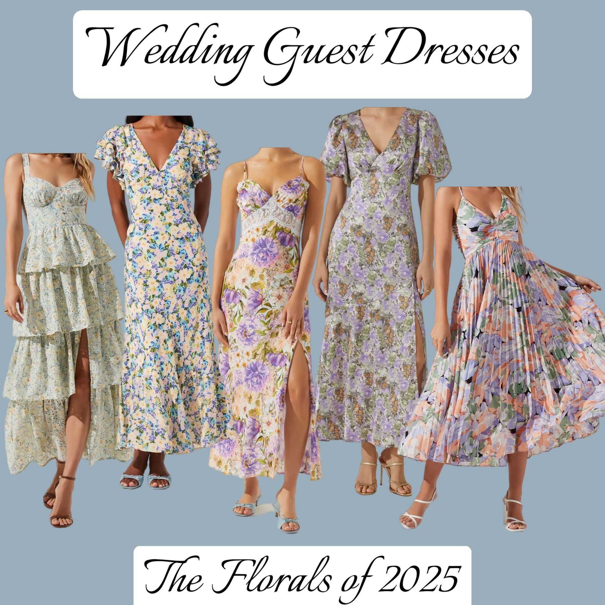 Wedding guest dresses, florals, spring colors #weddingguest #floraldress

#LTKSeasonal #LTKStyleTip #LTKWedding