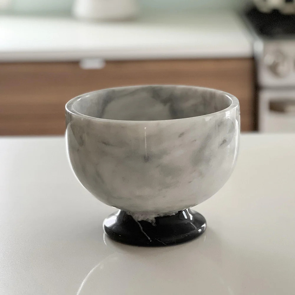 Kinor Marble Fruit Bowl | Sabavi Home