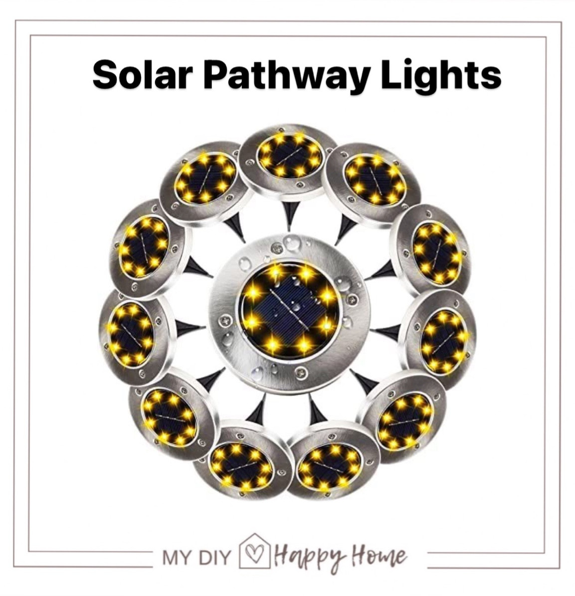 My solar pathway lights… they have a warm and white light. I have them in my front and back yard along the pathways.

They are on sale today too!!

#LTKFind #LTKhome #LTKsalealert