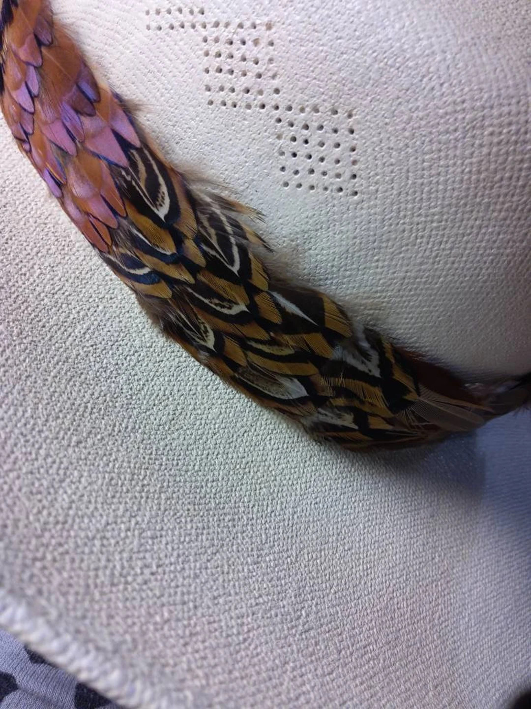 Vintage deadstock natural pheasant feather hat bands from the 80s New old stock, no two the same,... | Etsy (US)