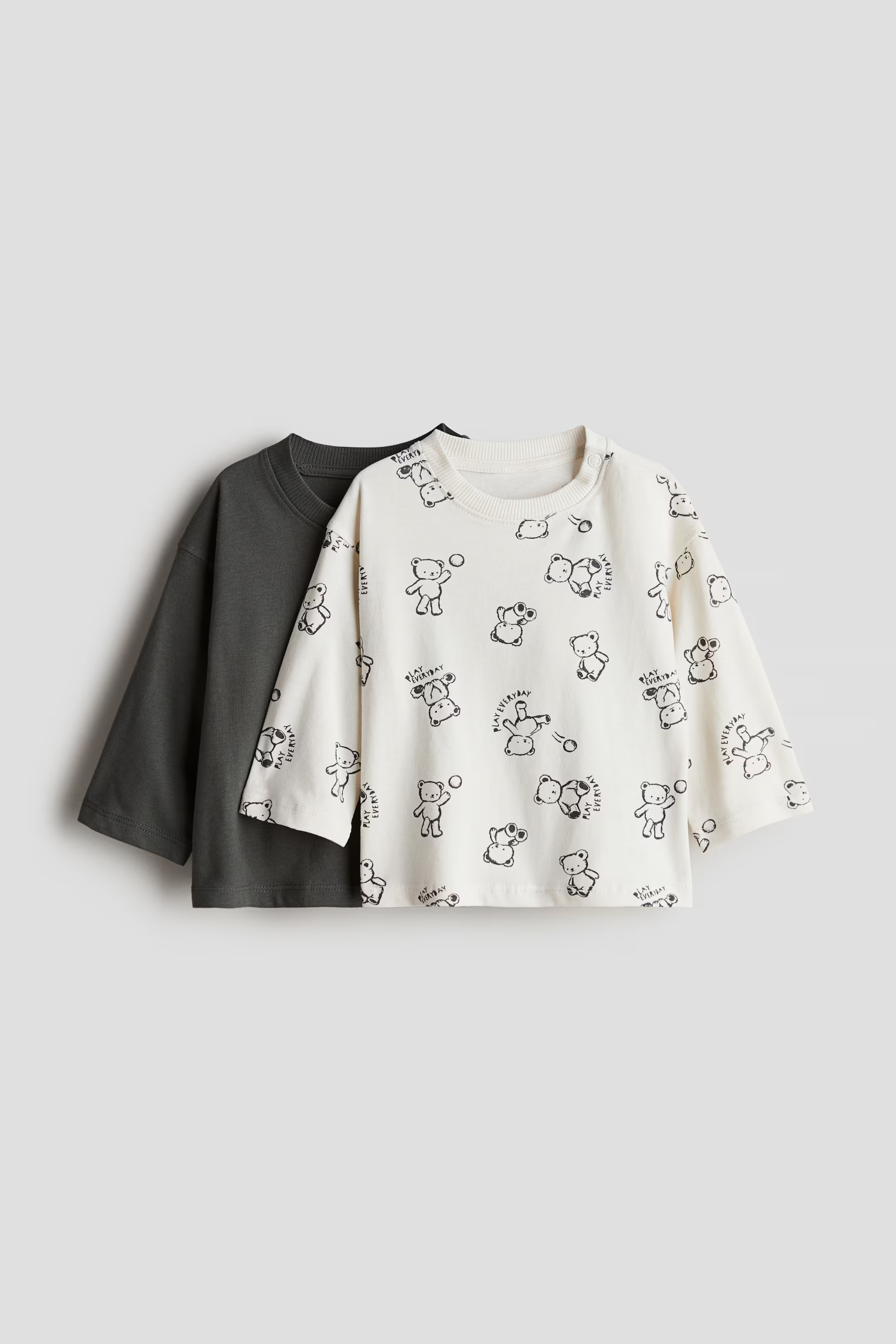 2-pack Long-Sleeved T-shirts | H&M (US + CA)