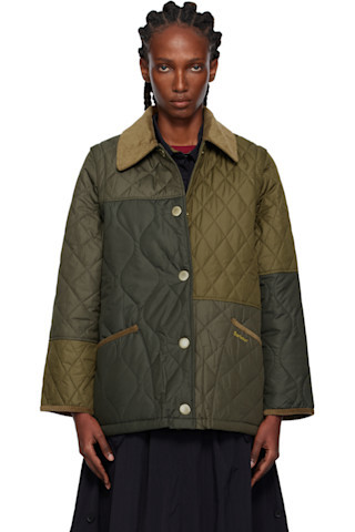 Green Lorrie Quilted Jacket | SSENSE