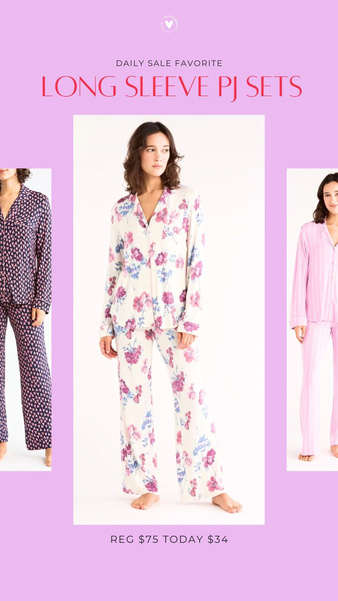 daily sale fav | long sleeve pj set 

#LTKOver40 #LTKSaleAlert