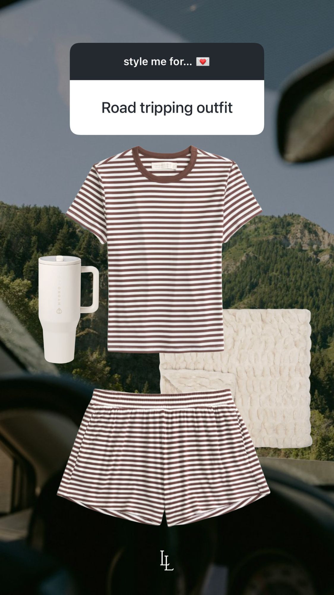 style inspo for a road trip! 
Abercrombie has the best loungewear. Lola blankets is a must!  

 #LTKootd