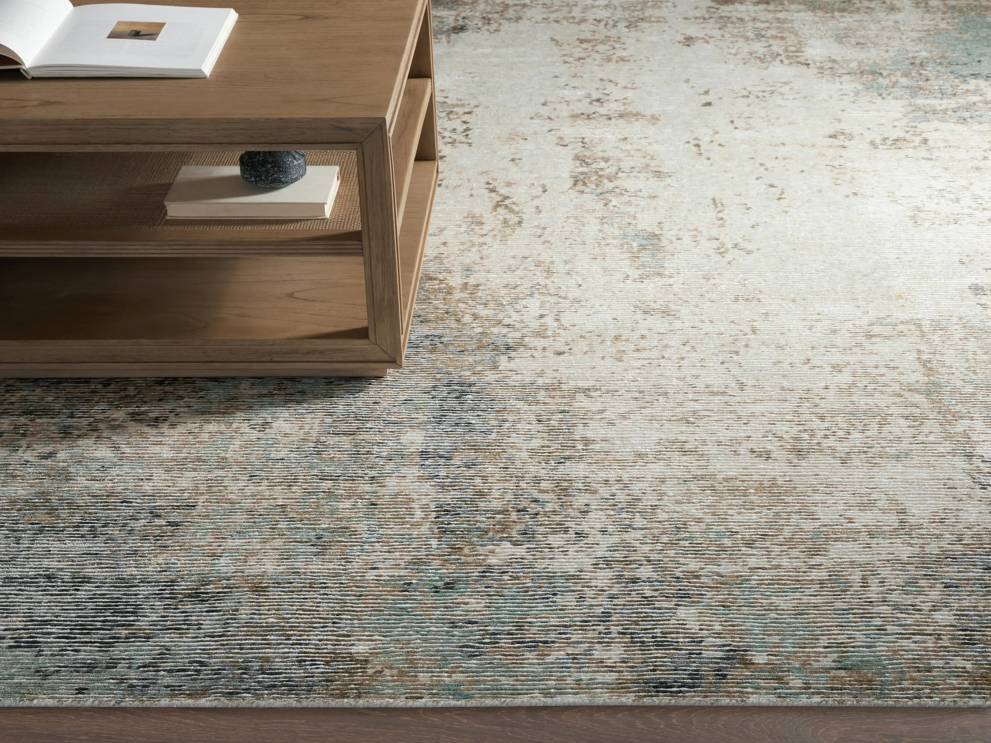 Miah Hand-Knotted Rug in Moss | Arhaus