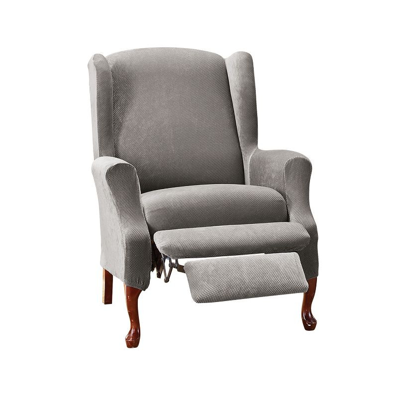 Stretch Pique Wing Recliner Slipcover - Sure Fit | Target