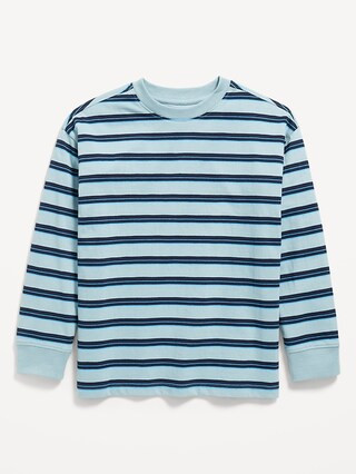 Printed Oversized Long-Sleeve T-Shirt for Boys | Old Navy (US)