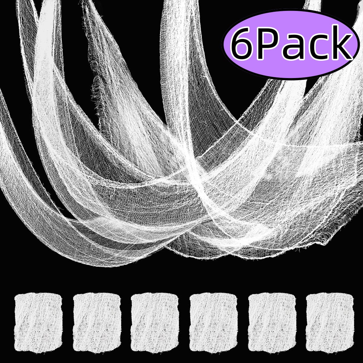 Halloween Creepy Cloth White Scary Spooky Gauze Fabric Cloth for Halloween Party Indoor Outdoors ... | Walmart (US)