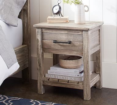 Paulsen 20" Reclaimed Wood Nightstand | Pottery Barn (US)