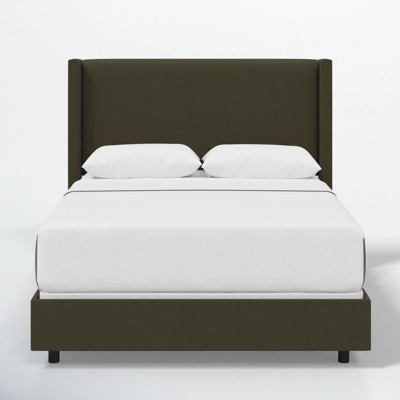 Hanson Upholstered Wingback Bed | Wayfair North America