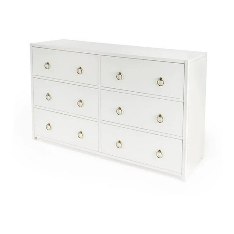 Butler Specialty Company, Lark 6 Drawer Dresser, White | Walmart (US)