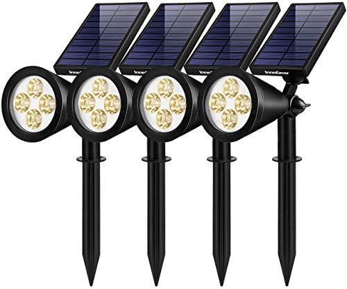 InnoGear Solar Outdoor Lights, Solar Lights Outdoor Waterproof Solar Spot Lights Outdoor Spotligh... | Amazon (US)
