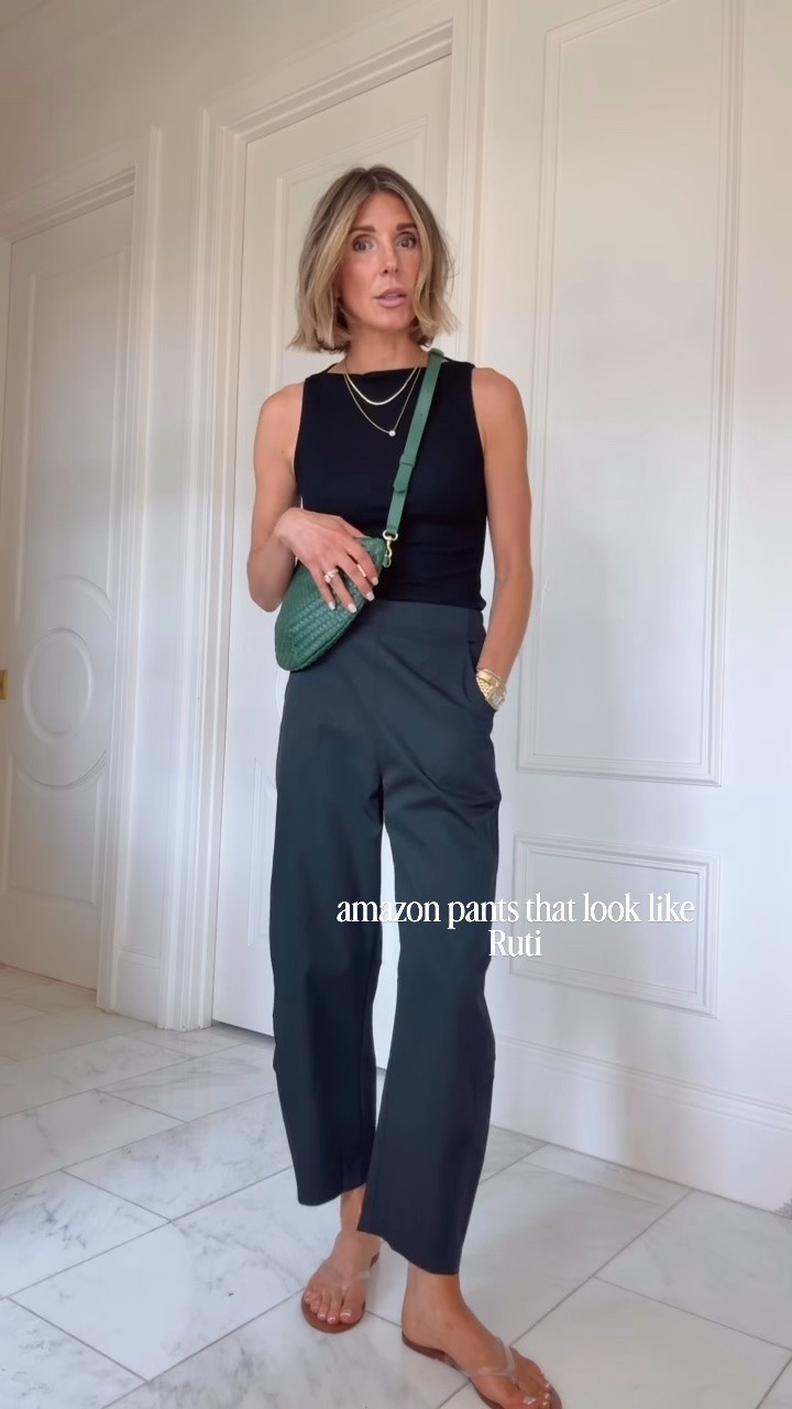These Amazon pants look exactly like the Ruti ones! So chic and easy to style.

#LTKootd #LTKmomlife #LTKSeasonal