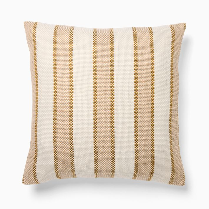 Outdoor Cabana Stripe Pillow | West Elm (US)
