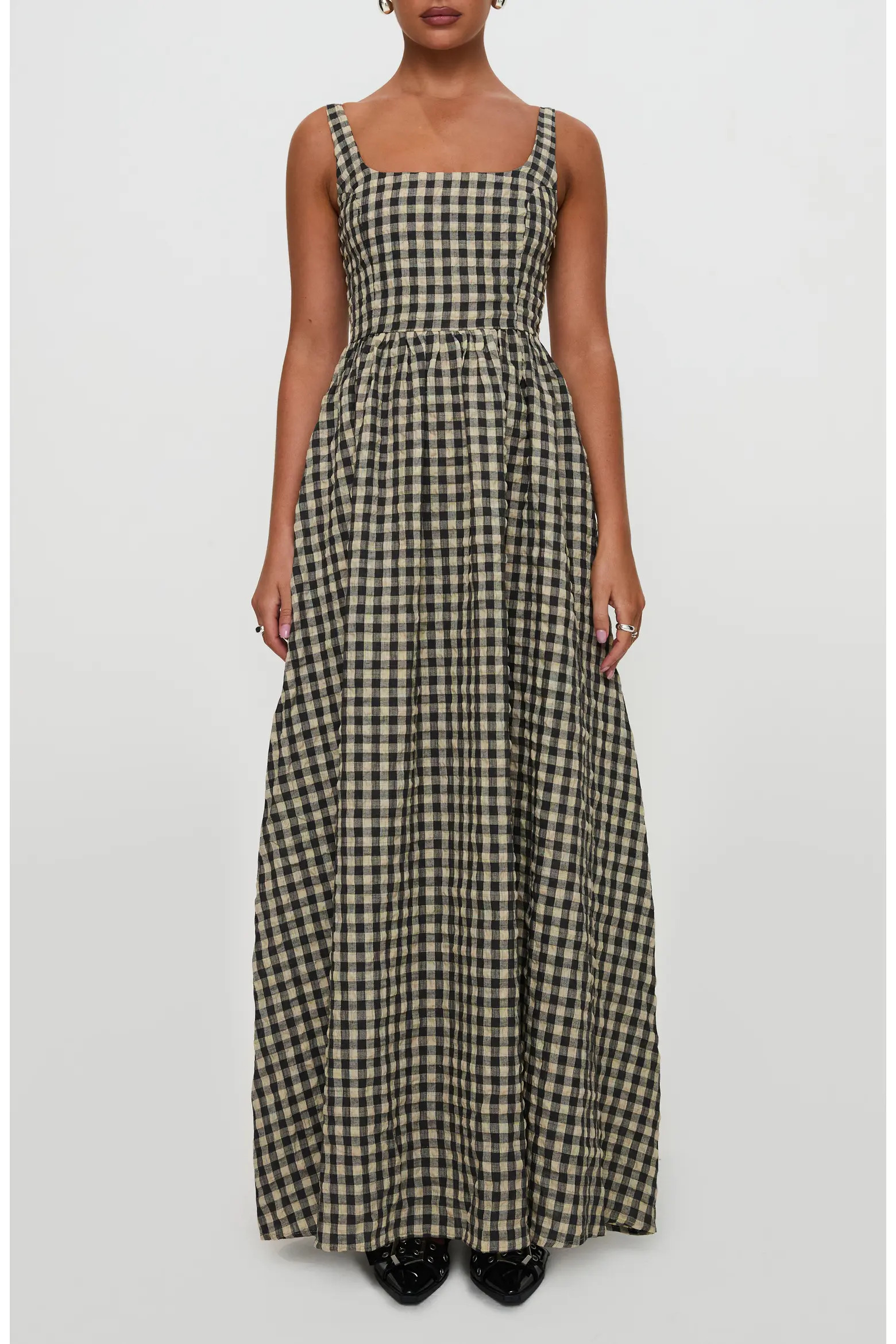 Princess Polly Cartmel Gingham Check Maxi Dress (Women) | Nordstrom | Nordstrom