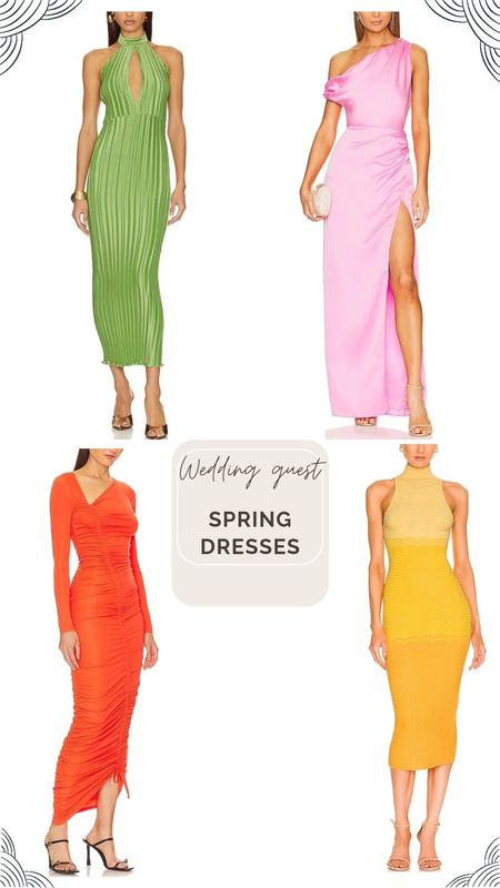 Spring dress ideas for a wedding. Pop into a ceremony with one of these colorful options!

#LTKSeasonal #LTKwedding #LTKstyletip