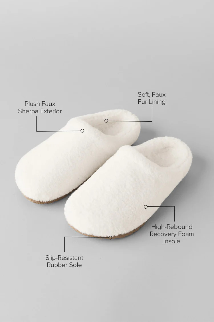 Sherpa Recovery Slipper - Ivory | Alo Yoga (US)