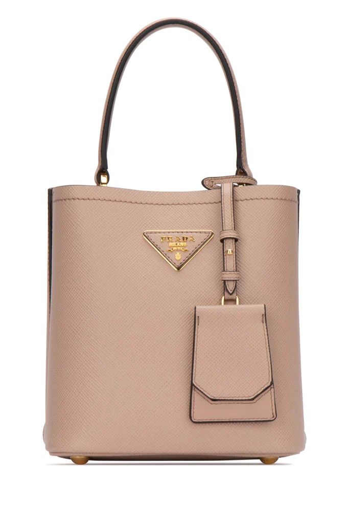 Prada Logo Mini Bucket Bag | Cettire Global