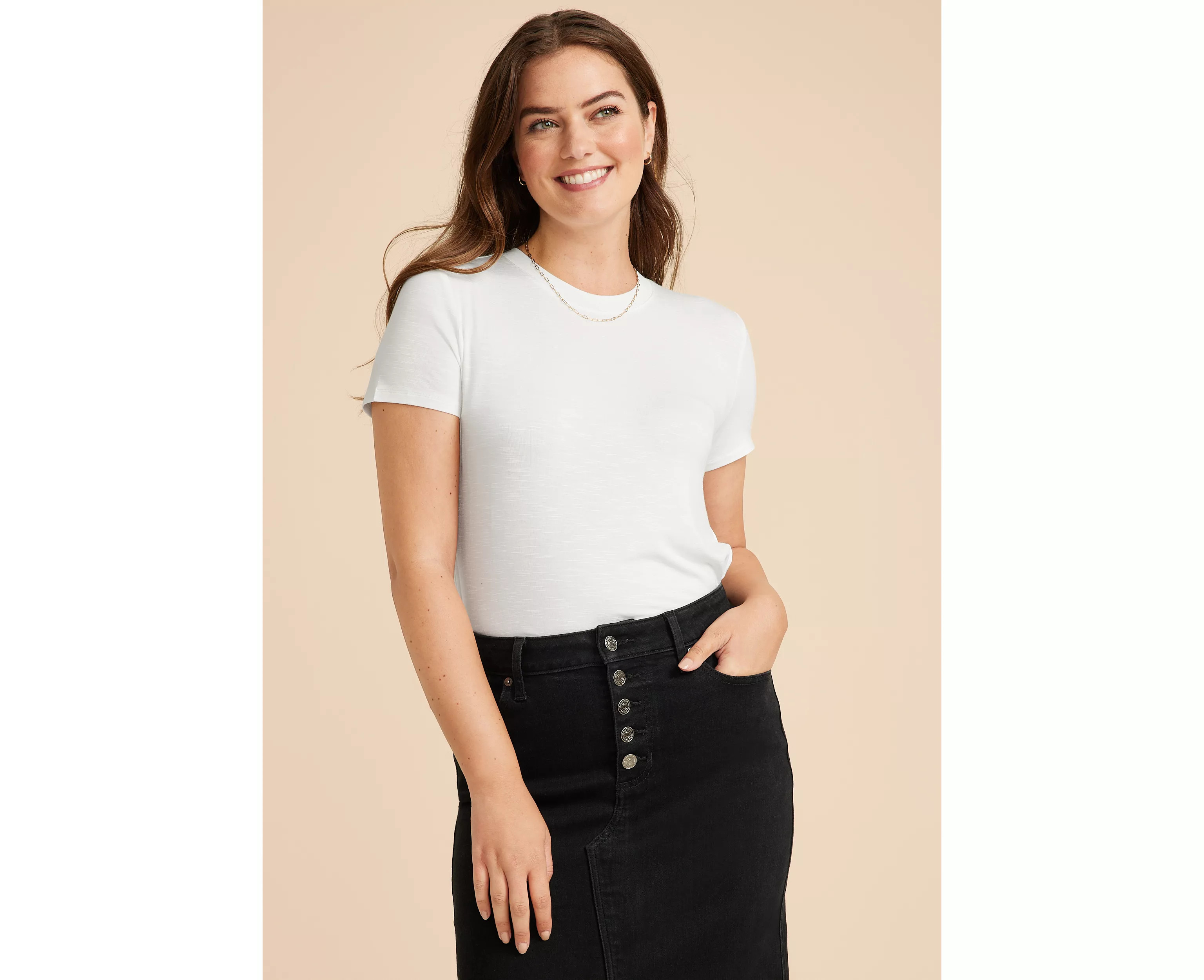 24/7 Kennedy Crew Neck Tee | maurices | Maurices