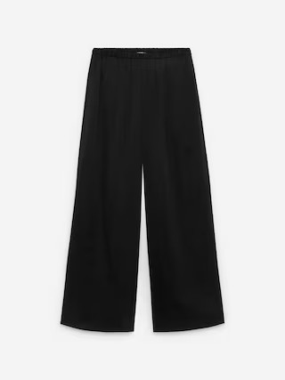 Silk Trousers – Black – Women – ARKET GB | Arket UK