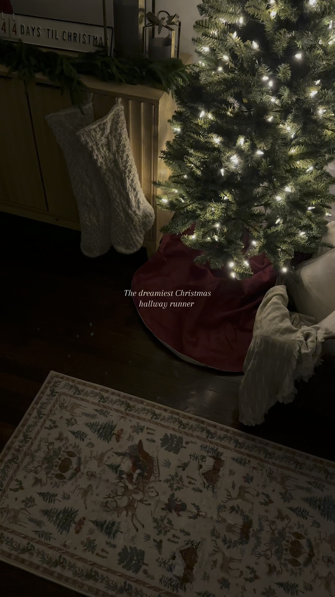 The dreamiest hallway carpet runner! 

#LTKVideo #LTKHome #LTKHoliday