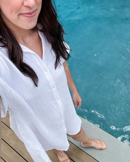 I love a shirt dress, especially in the summer! This one comes in a few other colors and is under $30 ✨ of course I paired it with my favorite sandals!

Target, Target fashion, Target dress, mini dress, shirt dress, summer dress, white dress, pool day, beach day, lake day, summer fashion finds, sandals, shoe crush, Womens fashion, fashion, fashion finds, outfit, outfit inspiration, clothing, budget friendly fashion, summer fashion, wardrobe, fashion accessories, Amazon, Amazon fashion, Amazon must haves, Amazon finds, amazon favorites, Amazon essentials #amazon #amazonfashion


