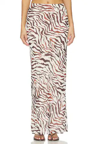 Lovers and Friends Marisol Maxi Skirt in Zebra from Revolve.com | Revolve Clothing (Global)
