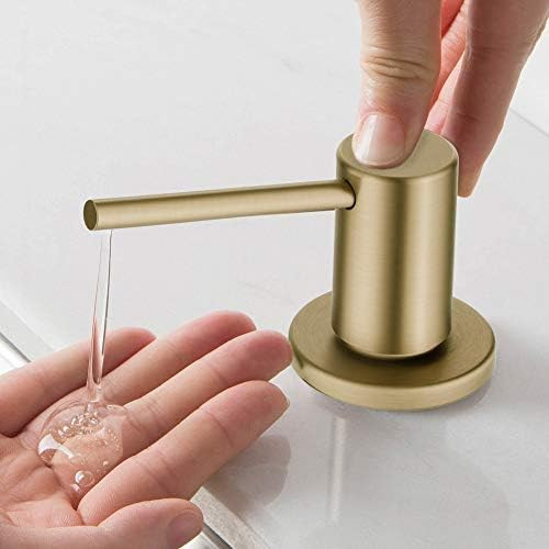 Kraus KSD-43BG Kitchen Soap and Lotion Dispenser, Brushed Gold | Amazon (US)