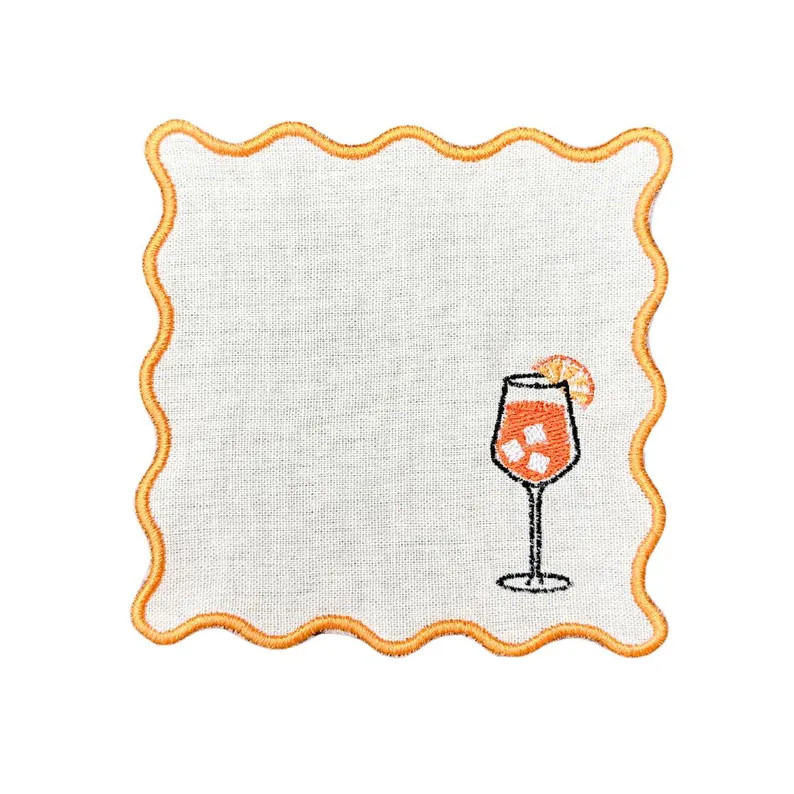 Spritz Linen Cocktail Napkins - Etsy | Etsy (US)