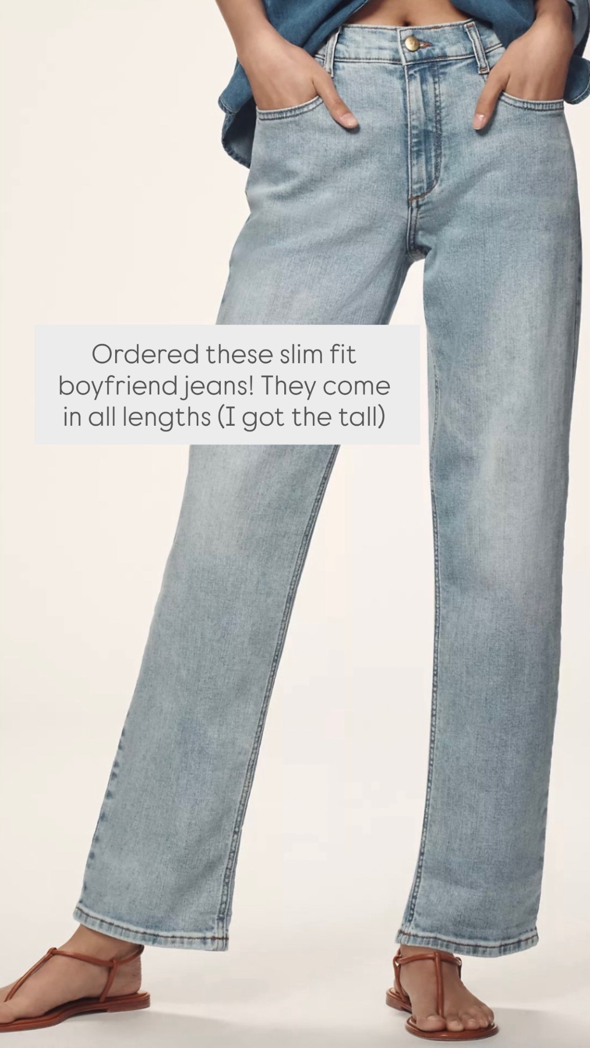 Ordered these slim fit boyfriend jeans! They come in all lengths (I got the tall). 

#LTKootd #LTKmomlife #LTKSeasonal