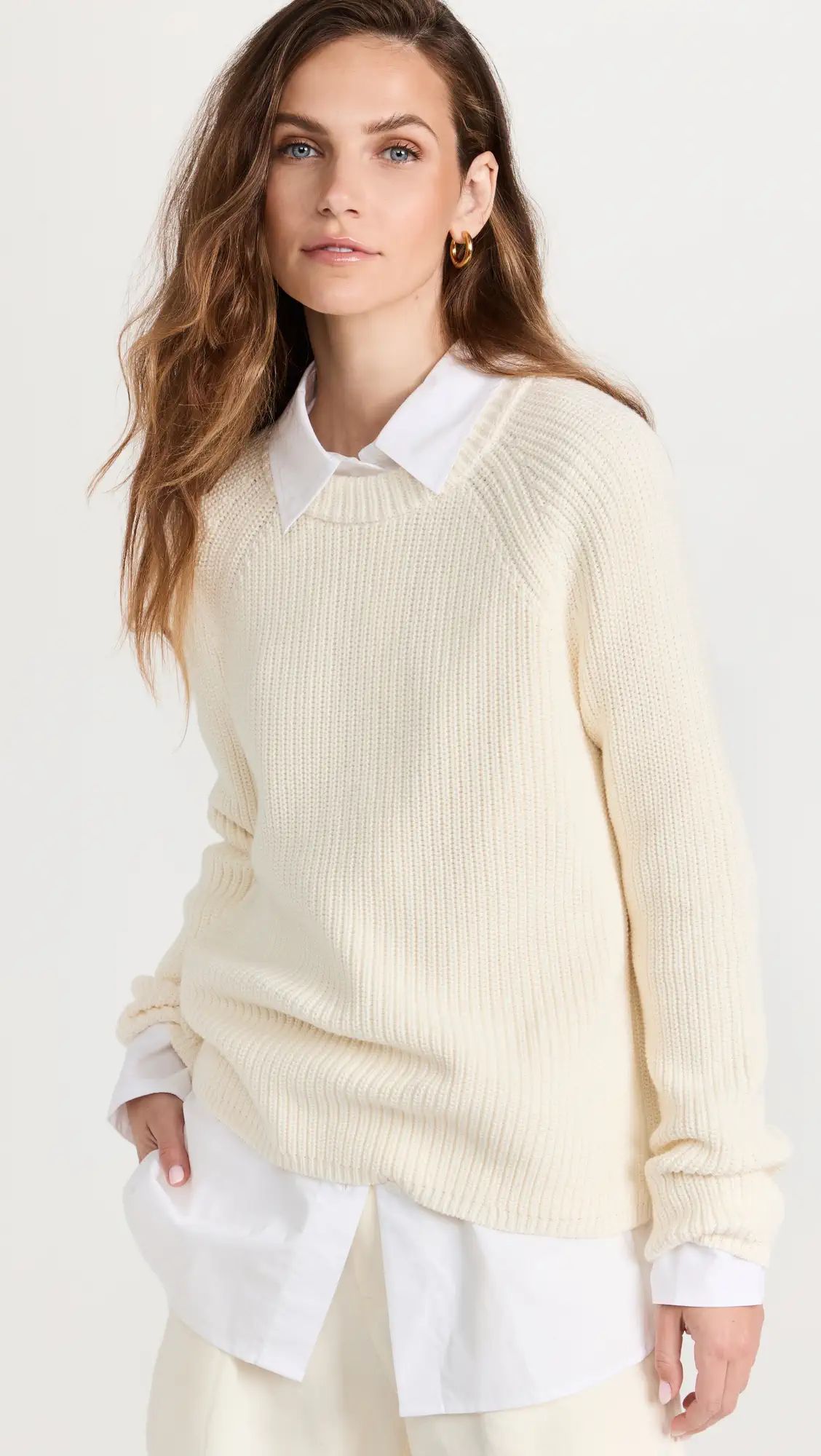 Jenni Kayne Cotton Fisherman Sweater | Shopbop | Shopbop
