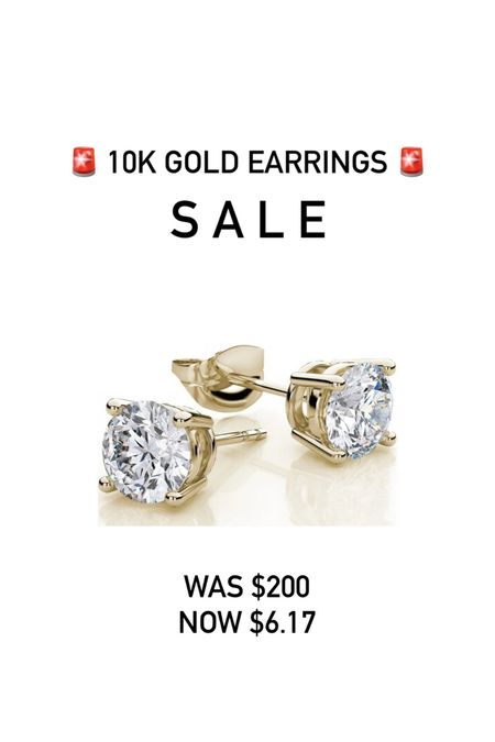 10k gold earrings on HUGE sale! 

#LTKstyletip #LTKsalealert