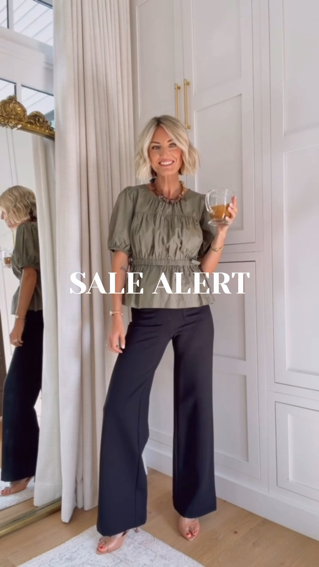 One of my favorite things about Loft is how they have pieces that you can buy for work that look feminine and fun! These pieces are currently both 50% off! Wearing XS top and 00 pants. 

Loverly grey, loft fashion sale, work outfit ideas, affordable workwear, transitional weather outfit Inspo

#LTKWorkwear #LTKSaleAlert #LTKSeasonal