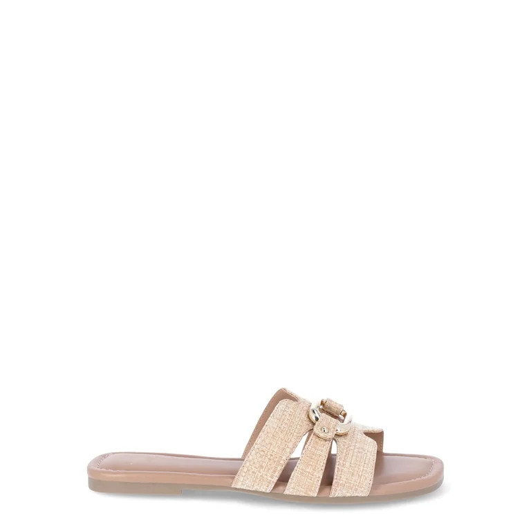Time and Tru Women's Hardware Slide Sandal | Walmart (US)
