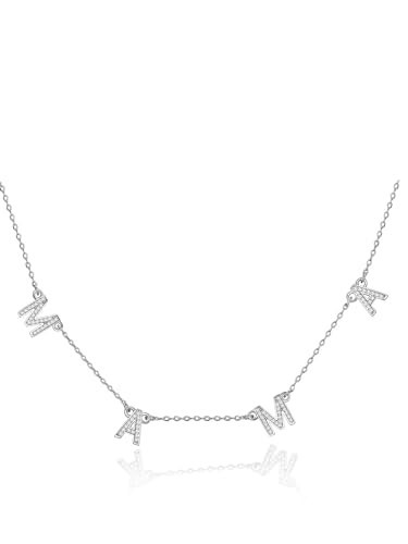 FindChic MAMA Mom Necklace for Women Choker Chain 16'' Trendy Jewelry Mom to Be Gift | Amazon (US)