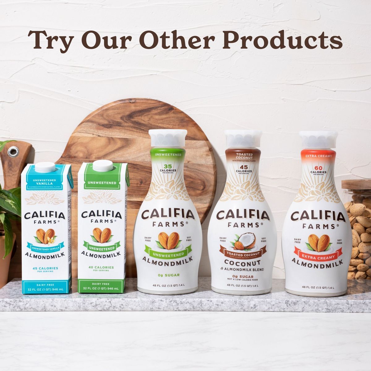 Califia Farms Unsweetened Almond Milk - 48 fl oz | Target
